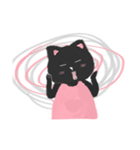 Black Cat Monmon（個別スタンプ：35）