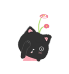 Black Cat Monmon（個別スタンプ：38）