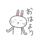 Usagi : Bunny is Happy ver.JP（個別スタンプ：9）