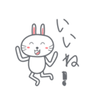 Usagi : Bunny is Happy ver.JP（個別スタンプ：17）