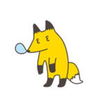 のびのびきつね（個別スタンプ：3）
