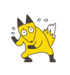 のびのびきつね（個別スタンプ：4）