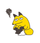 のびのびきつね（個別スタンプ：27）