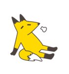 のびのびきつね（個別スタンプ：28）