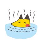 のびのびきつね（個別スタンプ：35）