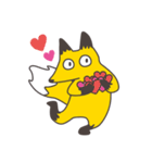 のびのびきつね（個別スタンプ：40）