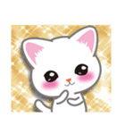 スキスキ子猫のワン吉萌えミルクちゃん（個別スタンプ：4）