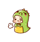 Baby Dino Jinosaurus ( 'Eng )（個別スタンプ：4）