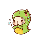 Baby Dino Jinosaurus ( 'Eng )（個別スタンプ：7）