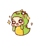 Baby Dino Jinosaurus ( 'Eng )（個別スタンプ：9）