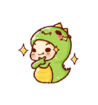 Baby Dino Jinosaurus ( 'Eng )（個別スタンプ：13）