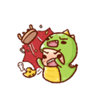 Baby Dino Jinosaurus ( 'Eng )（個別スタンプ：16）