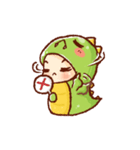 Baby Dino Jinosaurus ( 'Eng )（個別スタンプ：24）