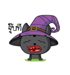 Catdy Witch Cat（個別スタンプ：12）