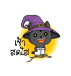 Catdy Witch Cat（個別スタンプ：34）