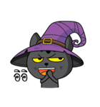 Catdy Witch Cat（個別スタンプ：35）