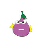 happy eggplant（個別スタンプ：2）