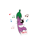 happy eggplant（個別スタンプ：9）