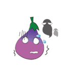 happy eggplant（個別スタンプ：36）