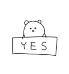 どうも、たまごくまです。（個別スタンプ：6）