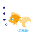 相づち専用涼しげ金魚（個別スタンプ：5）