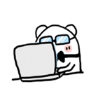 Polar Bear Sticker.（個別スタンプ：24）