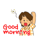 ミセスきのこの休日。（個別スタンプ：1）