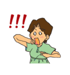 ミセスきのこの休日。（個別スタンプ：17）