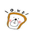 食パンのクマさん（個別スタンプ：8）