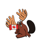 ブレア：カナダのビーバー/ムース（個別スタンプ：40）