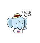 Thai Smiley Elephant（個別スタンプ：12）