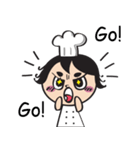 The walking chef（個別スタンプ：3）