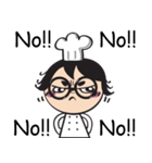 The walking chef（個別スタンプ：35）