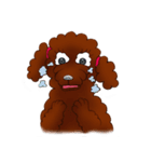 Red Poodle Lady（個別スタンプ：9）