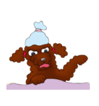 Red Poodle Lady（個別スタンプ：18）