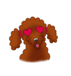 Red Poodle Lady（個別スタンプ：21）