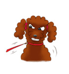 Red Poodle Lady（個別スタンプ：28）