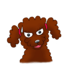 Red Poodle Lady（個別スタンプ：36）