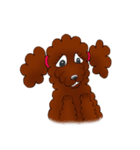 Red Poodle Lady（個別スタンプ：38）