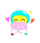 Potatoes bubble（個別スタンプ：34）