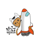 Spaceman Catdy（個別スタンプ：18）