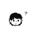 モノクロスタンプ（個別スタンプ：27）