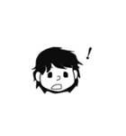 モノクロスタンプ（個別スタンプ：28）