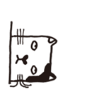 白黒ネコ（個別スタンプ：17）