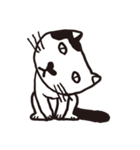 白黒ネコ（個別スタンプ：18）