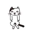 白黒ネコ（個別スタンプ：22）