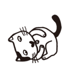 白黒ネコ（個別スタンプ：23）
