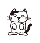 白黒ネコ（個別スタンプ：24）