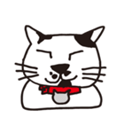 白黒ネコ（個別スタンプ：37）