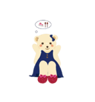 teddy bear boy and girl（個別スタンプ：7）